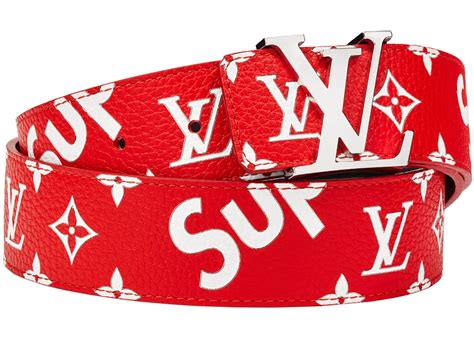 ceinture supreme lv|louis vuitton x supreme.